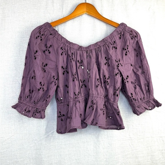Free People Gardenia Eyelet Top - Picture 5 of 7